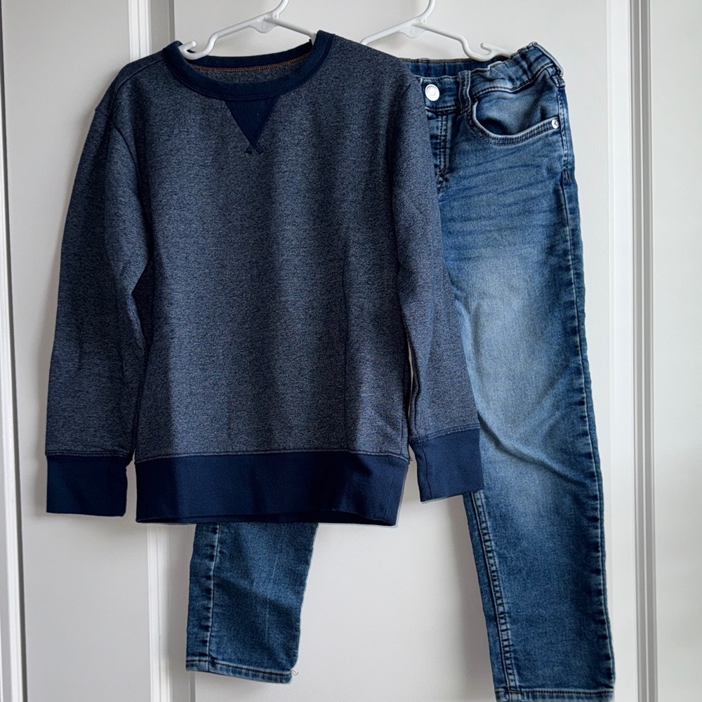 H&M Kids Matching Set - Navy and Denim